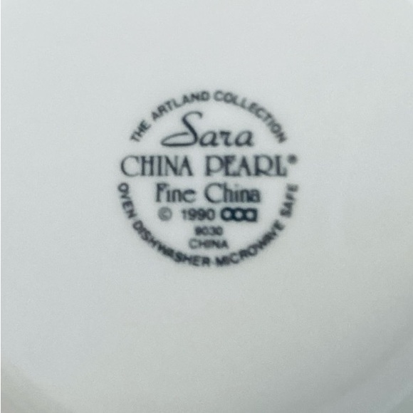 Set of 3 Sara China Pearl Bowls – Artland Collection Floral Fine China 1990 - Picture 5 of 6